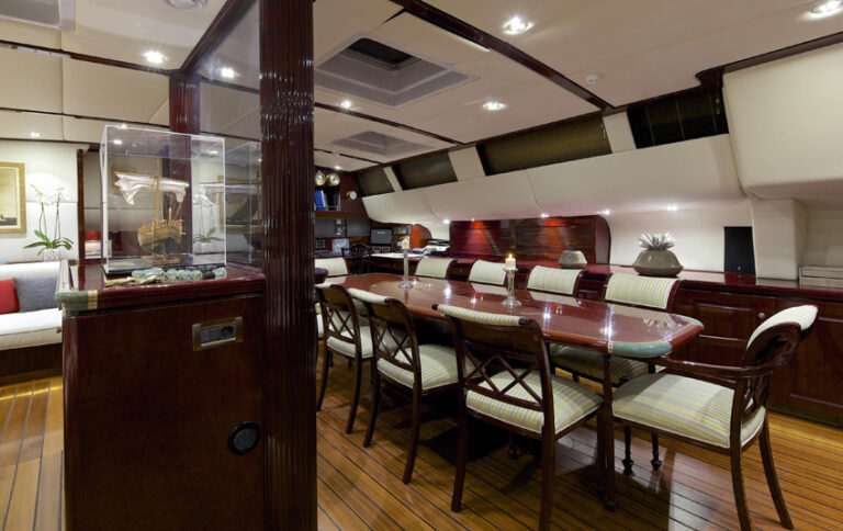 Sail yacht ALLURE - Formal Dining