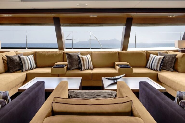 Sailing Yacht Kokomo III - The Saloon Lounge Interior Design