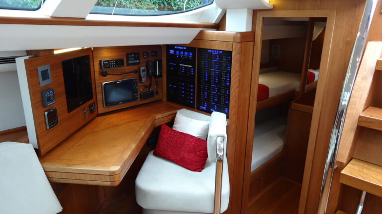 Sailing Yacht SPIRIT - Navigation station
