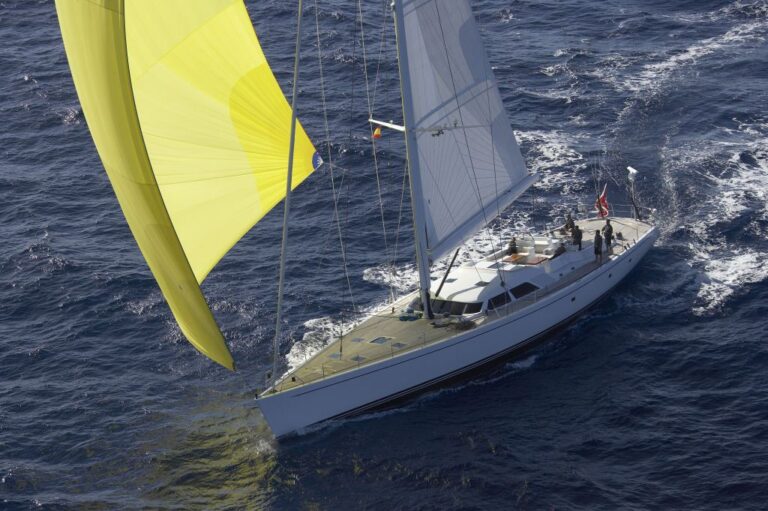 Sailing yacht Nephele - Spinaker Sailing