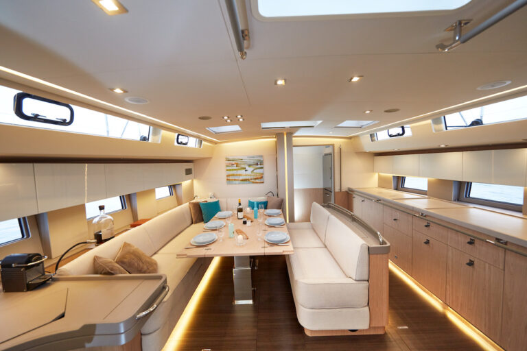Saloon With Set Table