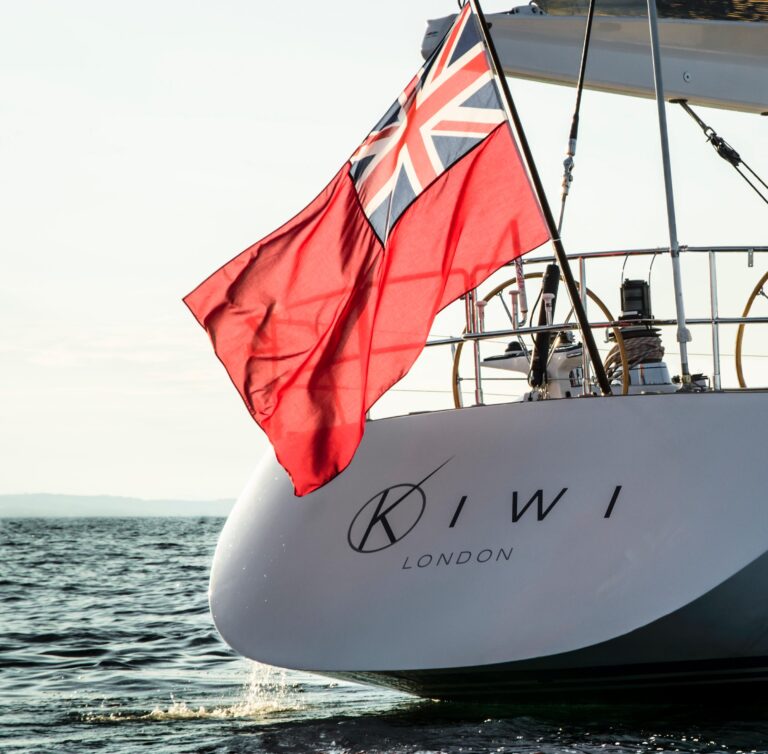 Stern With Flag
