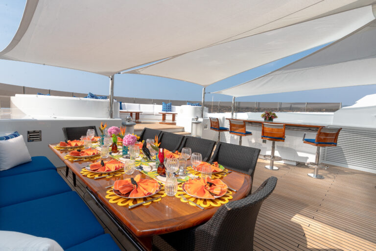 Sun Deck Dining With Bar