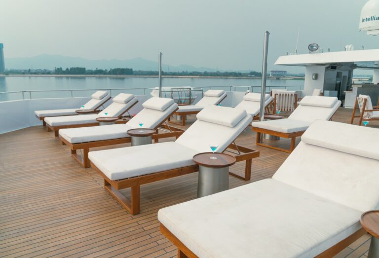 Sun deck loungers