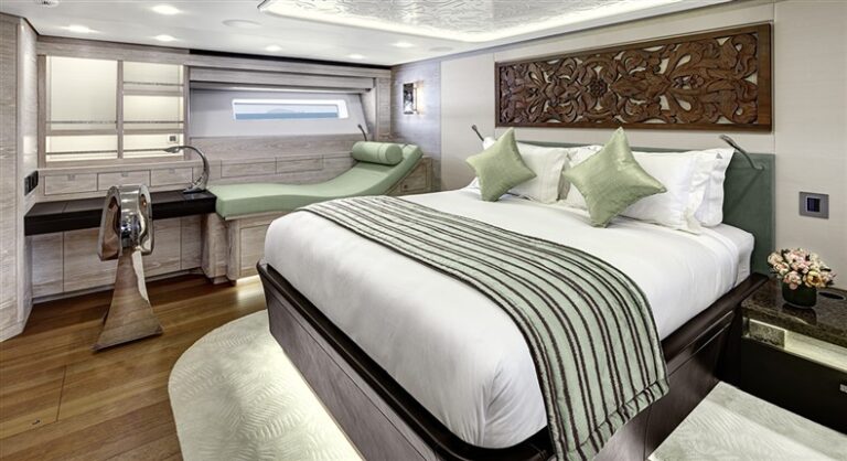 Super yacht Escapade - Cabin - Photo by Chris Lewis