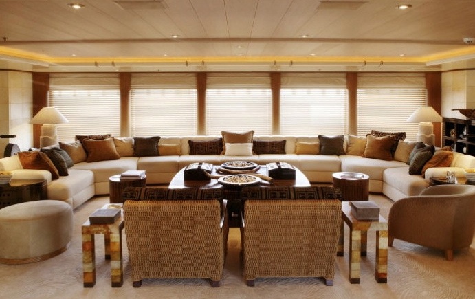 Superyacht ECSTASEA -  Main Salon 3