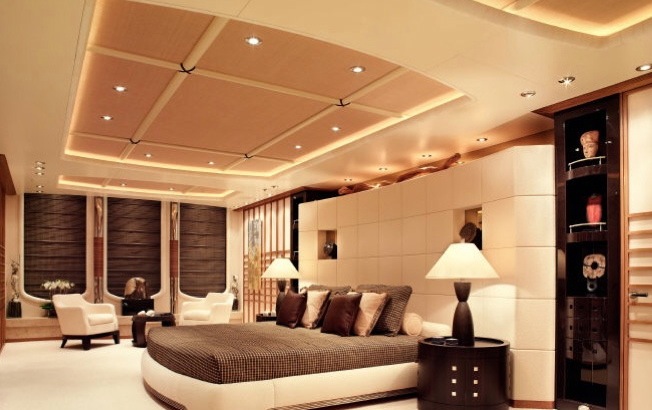 Superyacht ECSTASEA -  Master Cabin