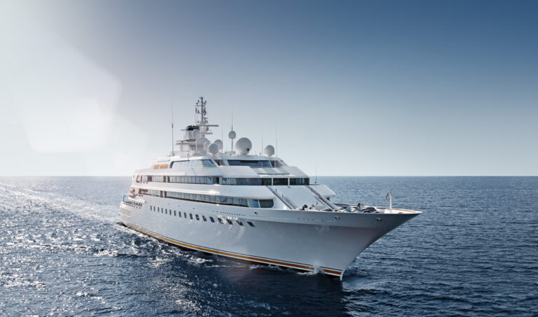 Superyacht LADY MOURA - Image credit Blohm and Voss