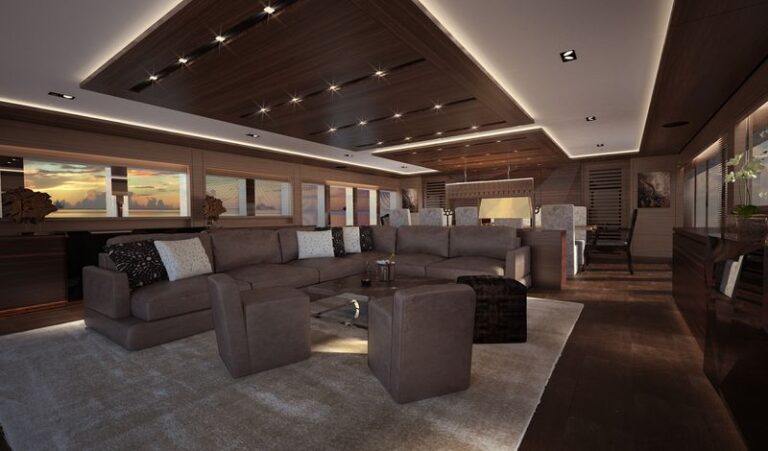 Superyacht Soraya 46 - Saloon