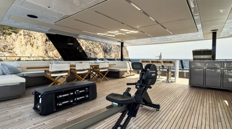 Exterior Relaxation Area With Gym
