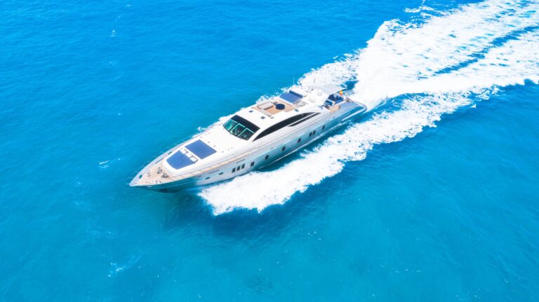 Tecnomar 36m BLUE JAY - Aerial View