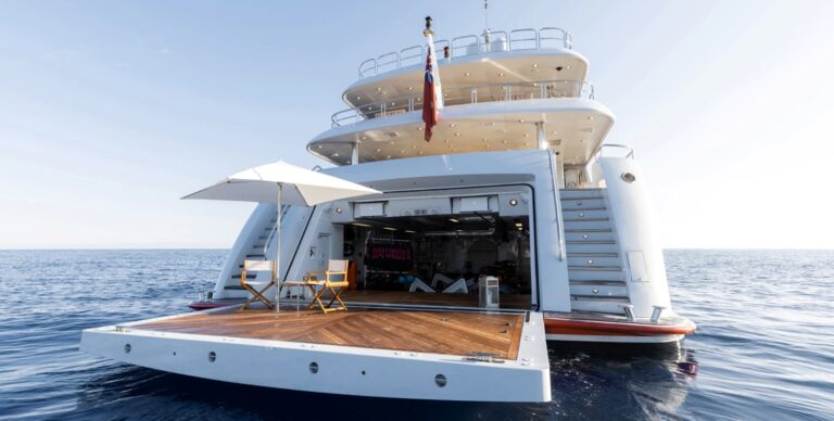 The Stern With Swim Platform