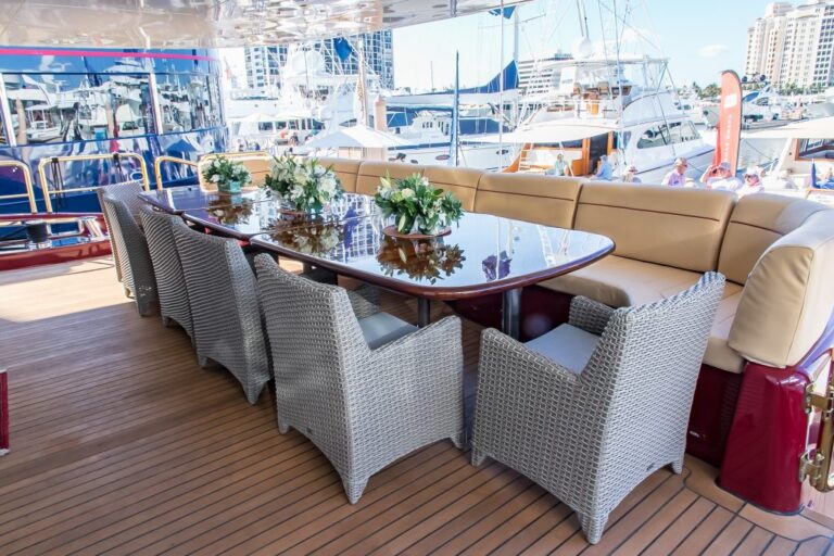 Aft Deck Dining Area