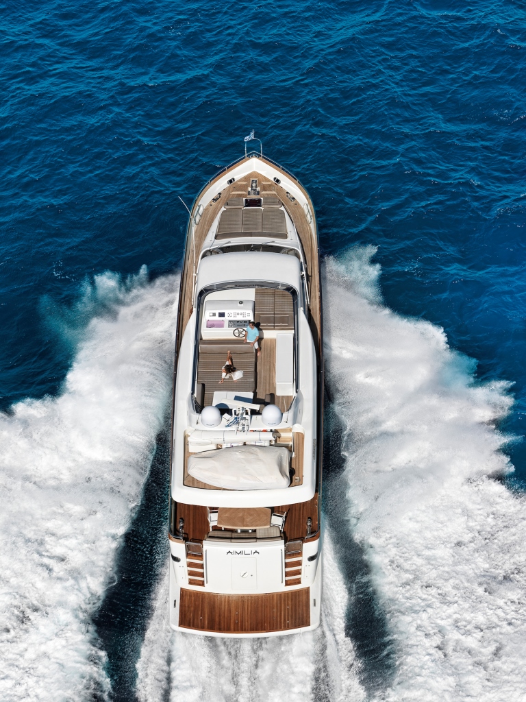 Yacht AIMILIA - From Above