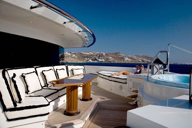 Yacht Alfa Nero In Greece  Master Stateroom Private Terrace
