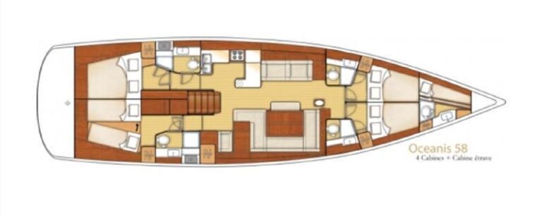 Yacht BLUE PASSION - Layout
