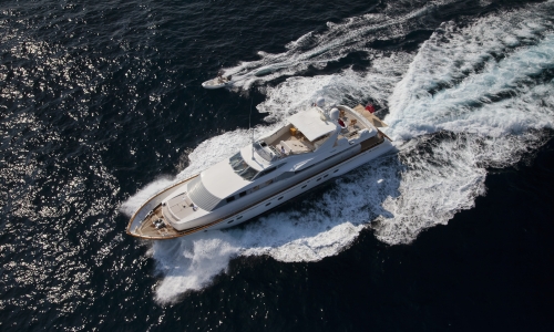 Yacht BOJANGLES - From Above