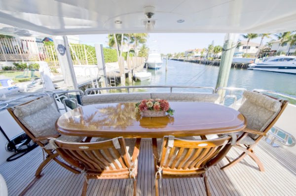 Yacht Bella Mare - Aft Dining