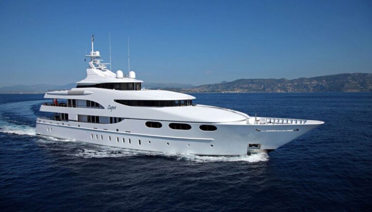 Yacht CAPRI By Lurssen - Underway In The French Riviera