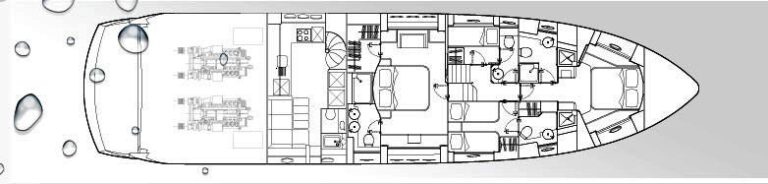Yacht CHAMPNEYS - Layout