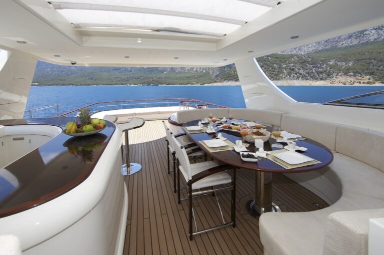 Yacht CYRUS ONE - Sundeck Dining