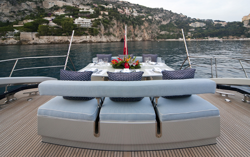 Yacht Irina Esc - Aft Deck