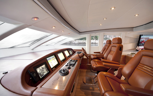 Yacht Irina Esc - Wheelhouse