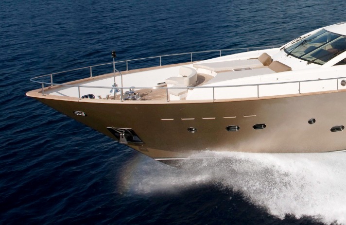 Yacht MAYAMA - View of Bow and Sunbathing Area