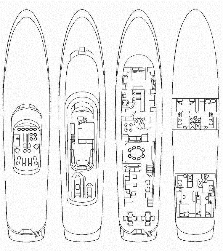 Yacht NORDIC STAR -  Layout