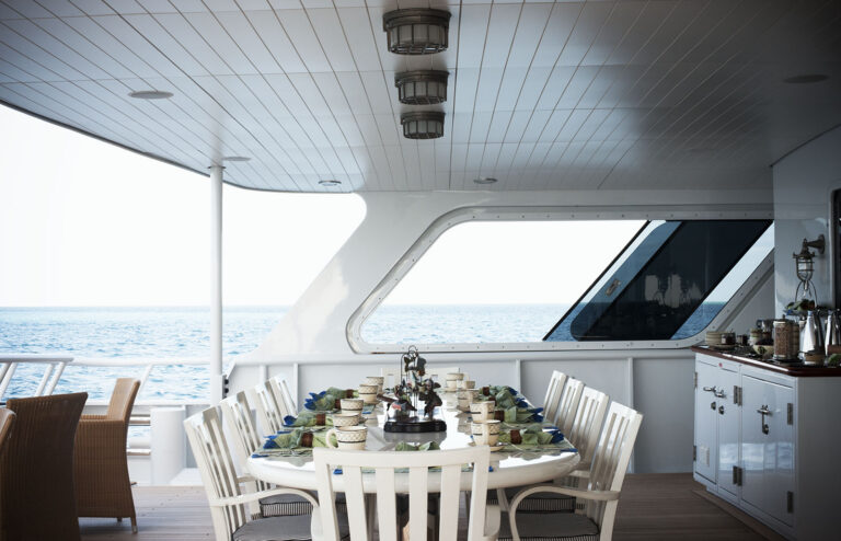 Yacht PANGAEA - Aft Deck