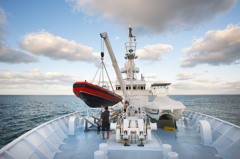 Yacht PANGAEA - Equipment on Deck