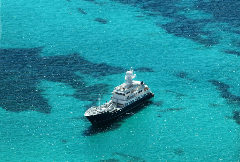 Yacht PANGAEA - From Above