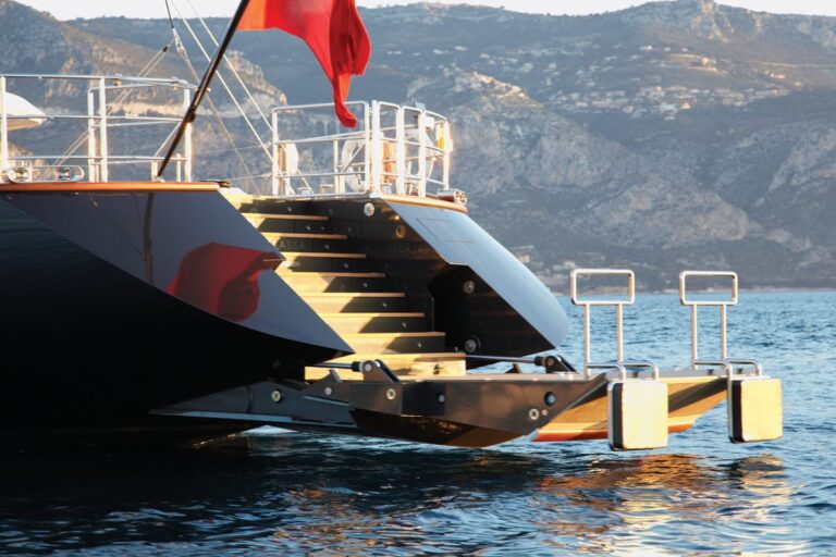 Yacht PANTHALASSA By Perini Navi - Dusk - Swimming Platform
