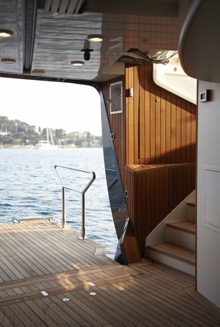 Yacht PANTHALASSA By Perini Navi - Dusk - Transom Lifestyle Garage