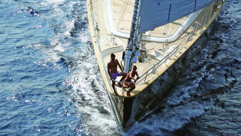 Yacht PARSIFAL III By Perini Navi - Sailing Bow Romance