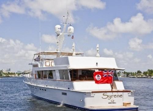 Yacht SYRENE -  Aft View