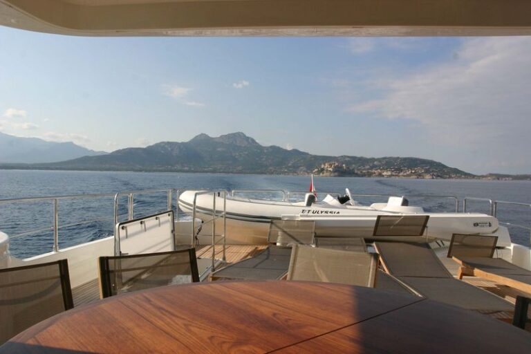 Yacht ULYSSIA - Upper Deck and Tender