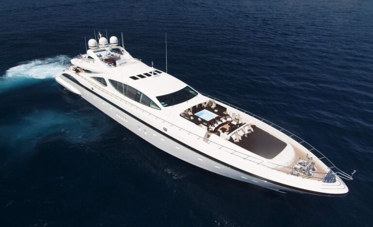 Yacht ZEUS By Overmarine Mangusta - From Above