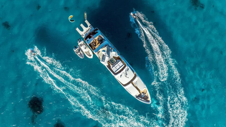 Aerial View Of LEVERAGE With Water Toys