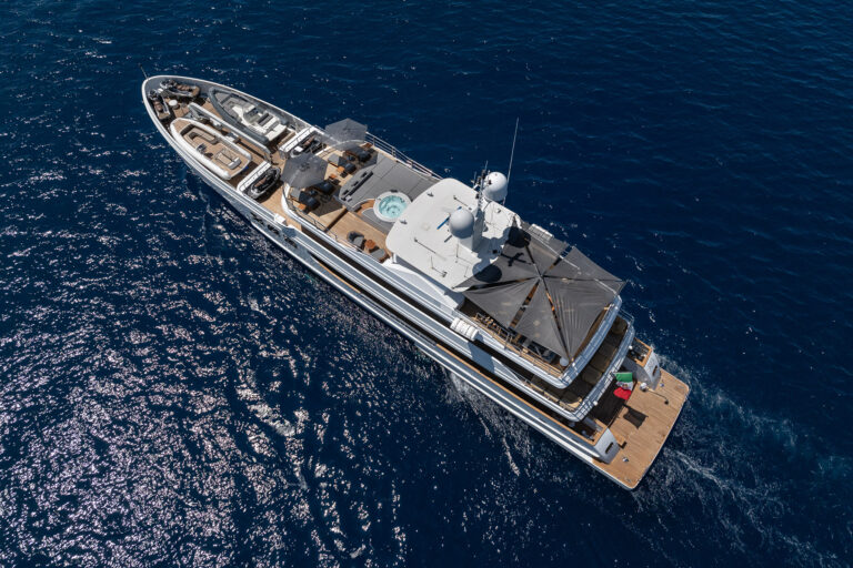 Aerial View Of R23 Yacht