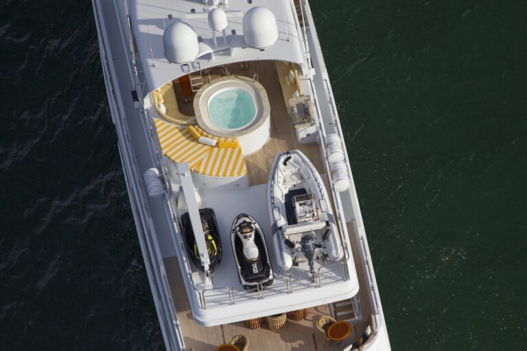 Aerial View Of The Sun Deck With Jacuzzi
