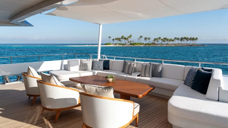 Aft Deck - Photo © Heesen Yachts