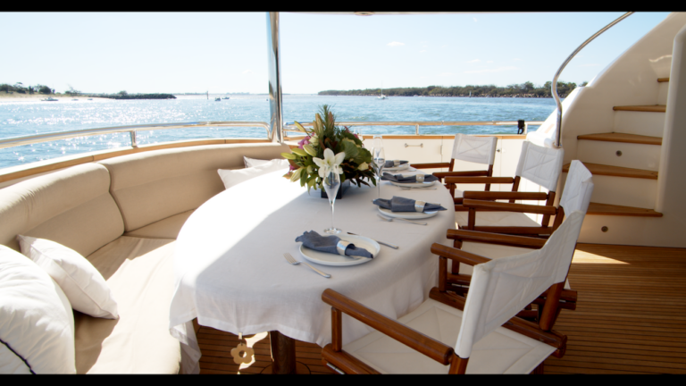 Aft Deck Exterior Dining