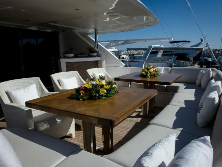 Aft Deck Seating Area