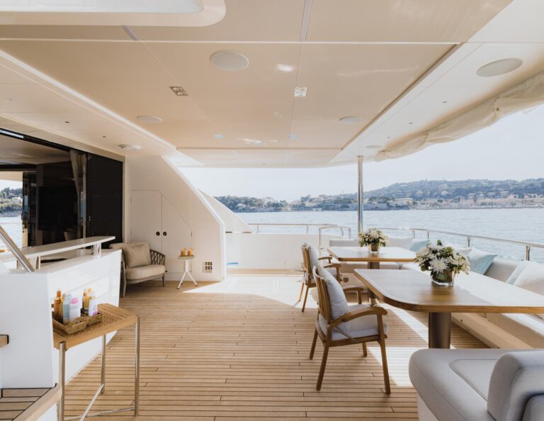 Aft Seating And Dining Area