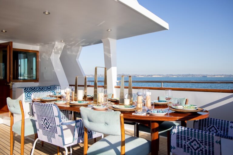 Alfresco Dining On Main Deck