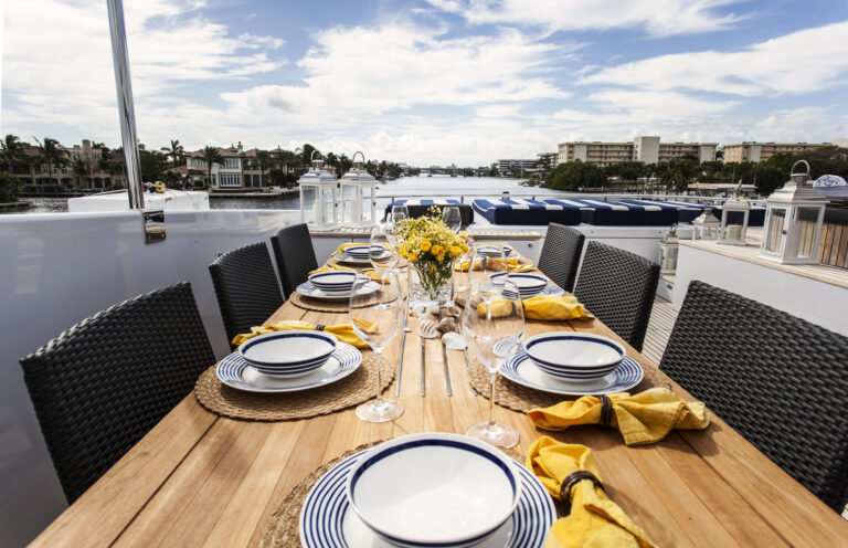 Alfresco Dining Set Up