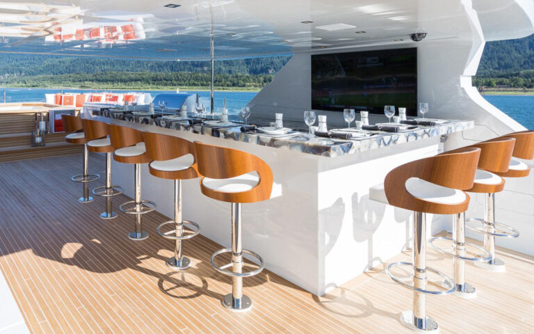 Bar Area On Sun Deck