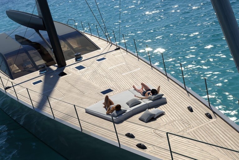Bow Deck Sunbathing
