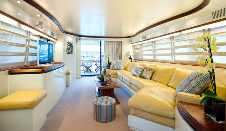 Salon view aft